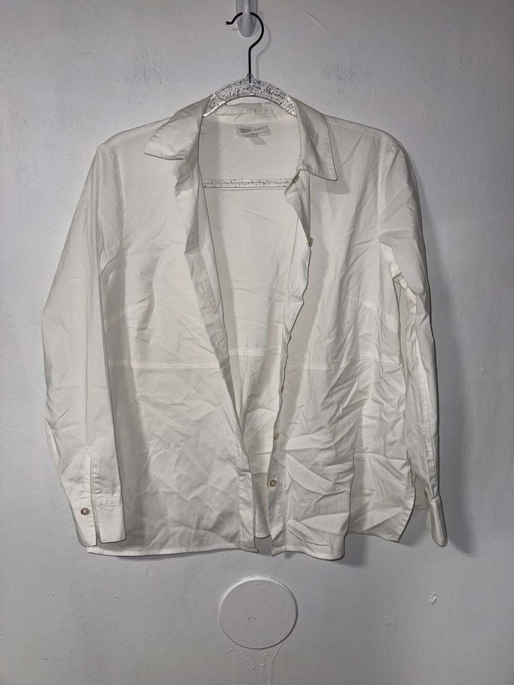 J.Jill White Shirt Collection Button-Up Long Sleeve Blouse Petite Small